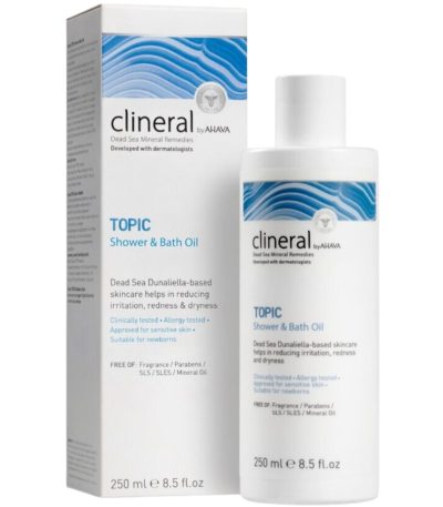 ahava clineral topic duso ir vonios aliejus 250 ml