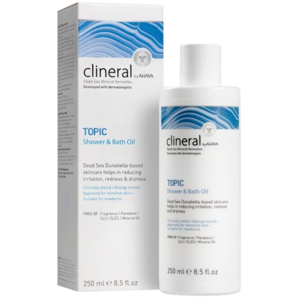 ahava clineral topic duso ir vonios aliejus 250 ml