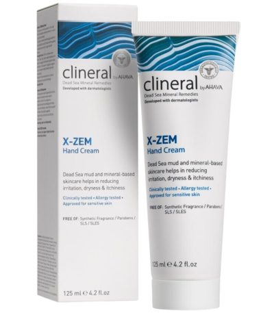 AHAVA CLINERAL X-ZEM Rankų kremas, 125 ml