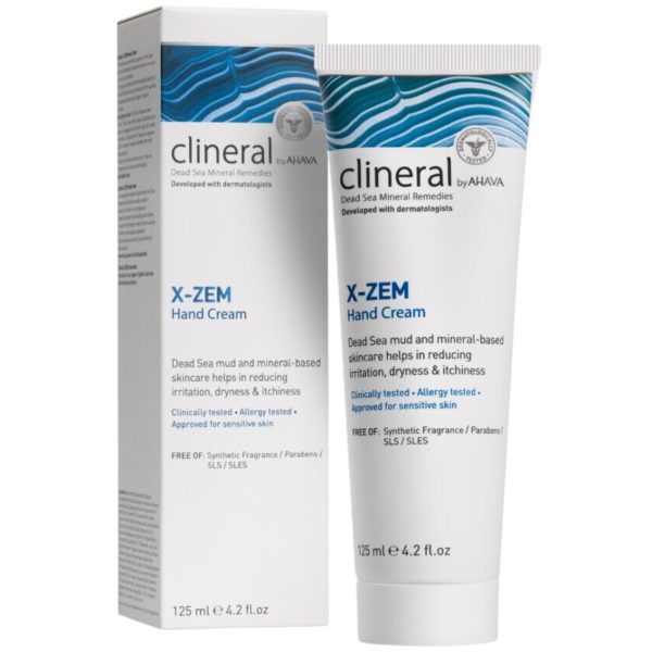 AHAVA CLINERAL X-ZEM Rankų kremas, 125 ml