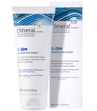 AHAVA CLINERAL X-ZEM Viso kūno kremas, 200 ml