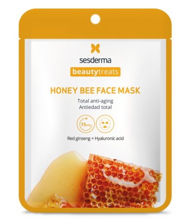 SESDERMA BEAUTY TREATS HONEY BEE Veido kaukė, 1 vnt.