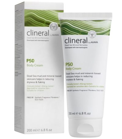 AHAVA CLINERAL PSO Kūno kremas, 200 ml