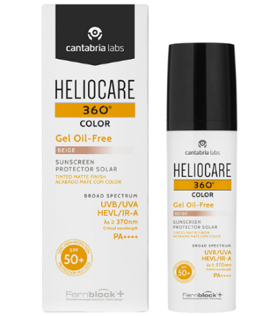 HELIOCARE 360 COLOR OIL-FREE Apsauginis gelis nuo saulės SPF 50+, 50 ml (Beige)