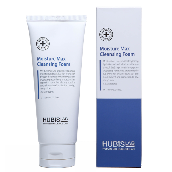 hubislab moisture max veido prausiklis 150 ml