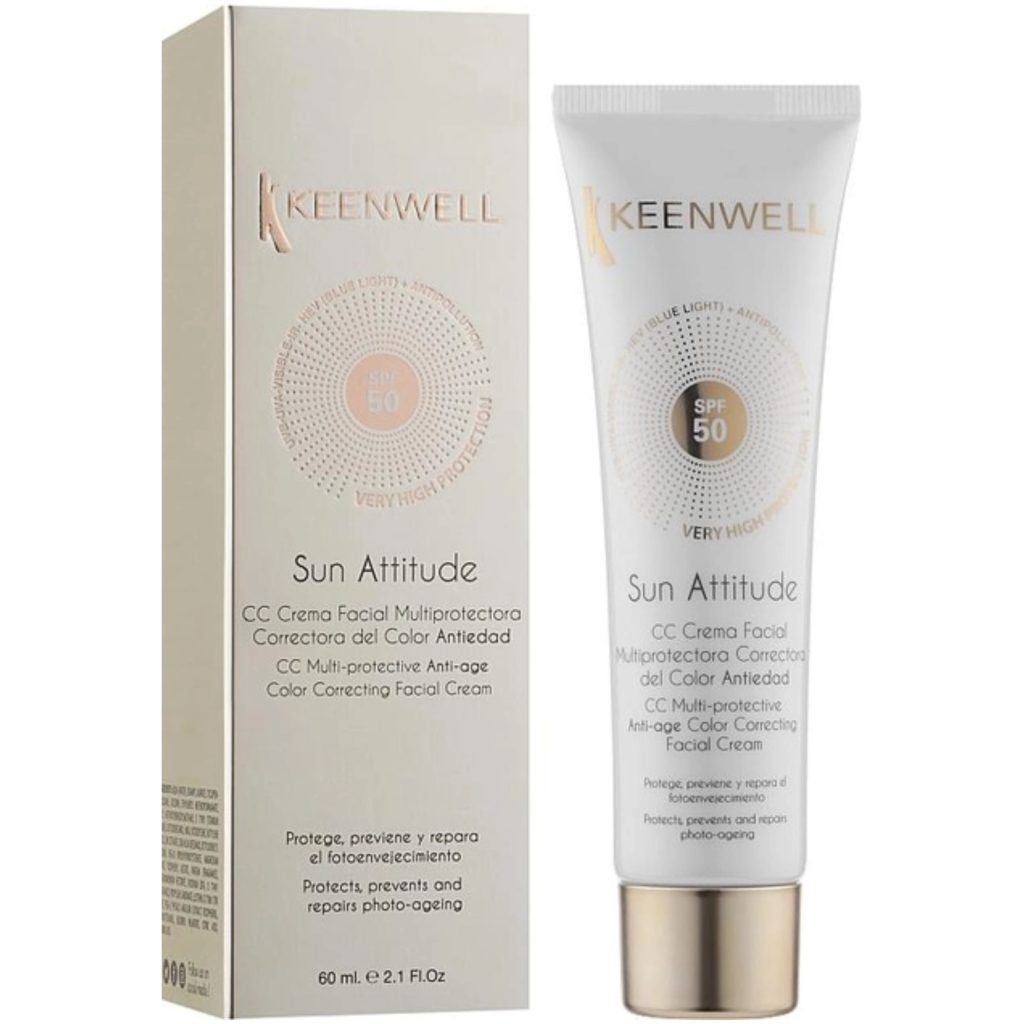 keenwell sun attitude apsauginis cc kremas su spalva veidui spf 50 60 ml 202308221108480