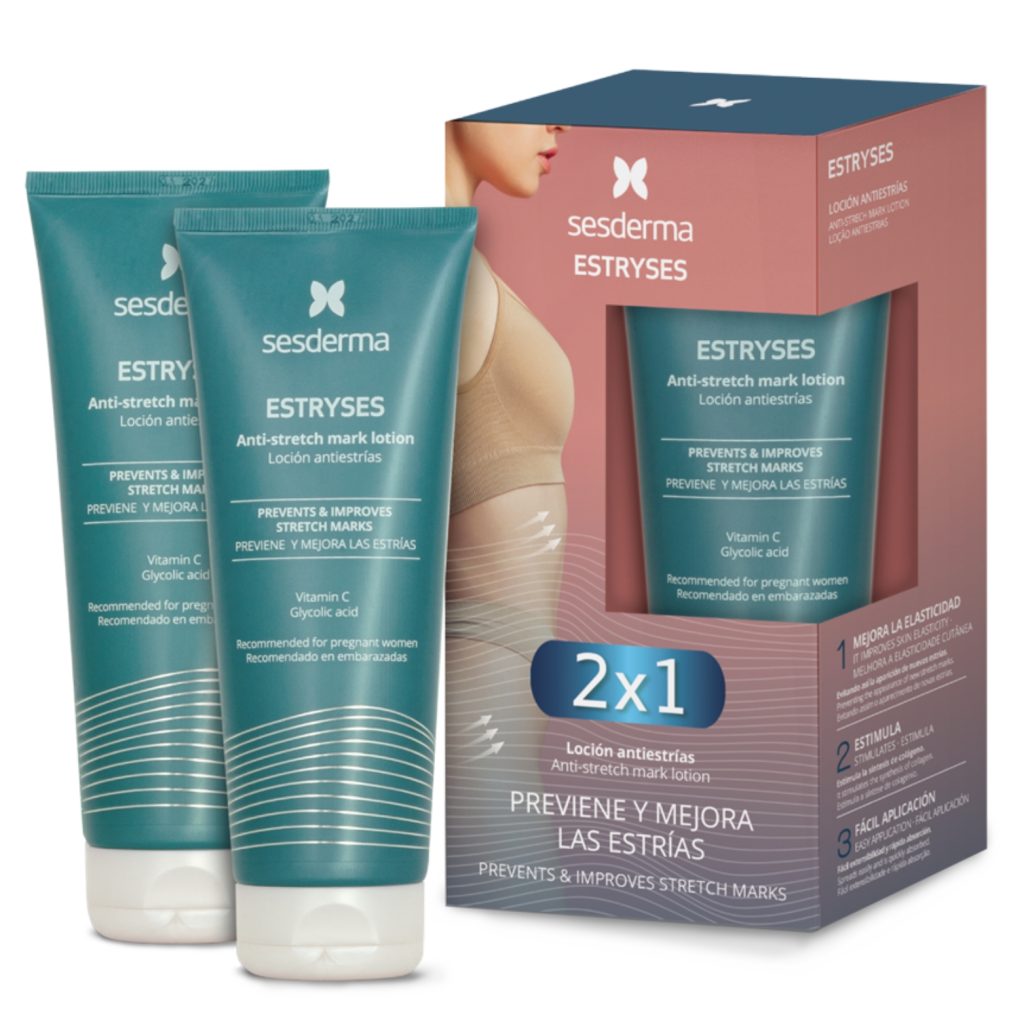 SESDERMA ESTRYSES Kūno losjonų nuo strijų rinkinys, 2 × 200 ml