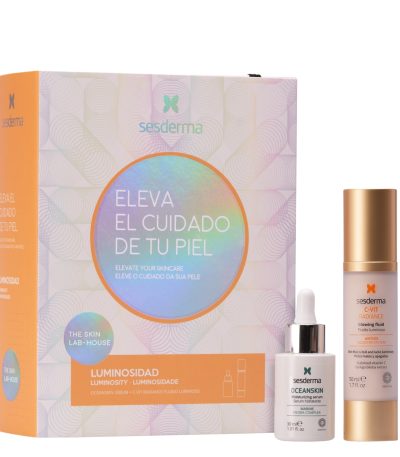 SESDERMA Odą drėkinančių ir skaistinančių priemonių rinkinys (fluidas 50 ml + serumas 30 ml)