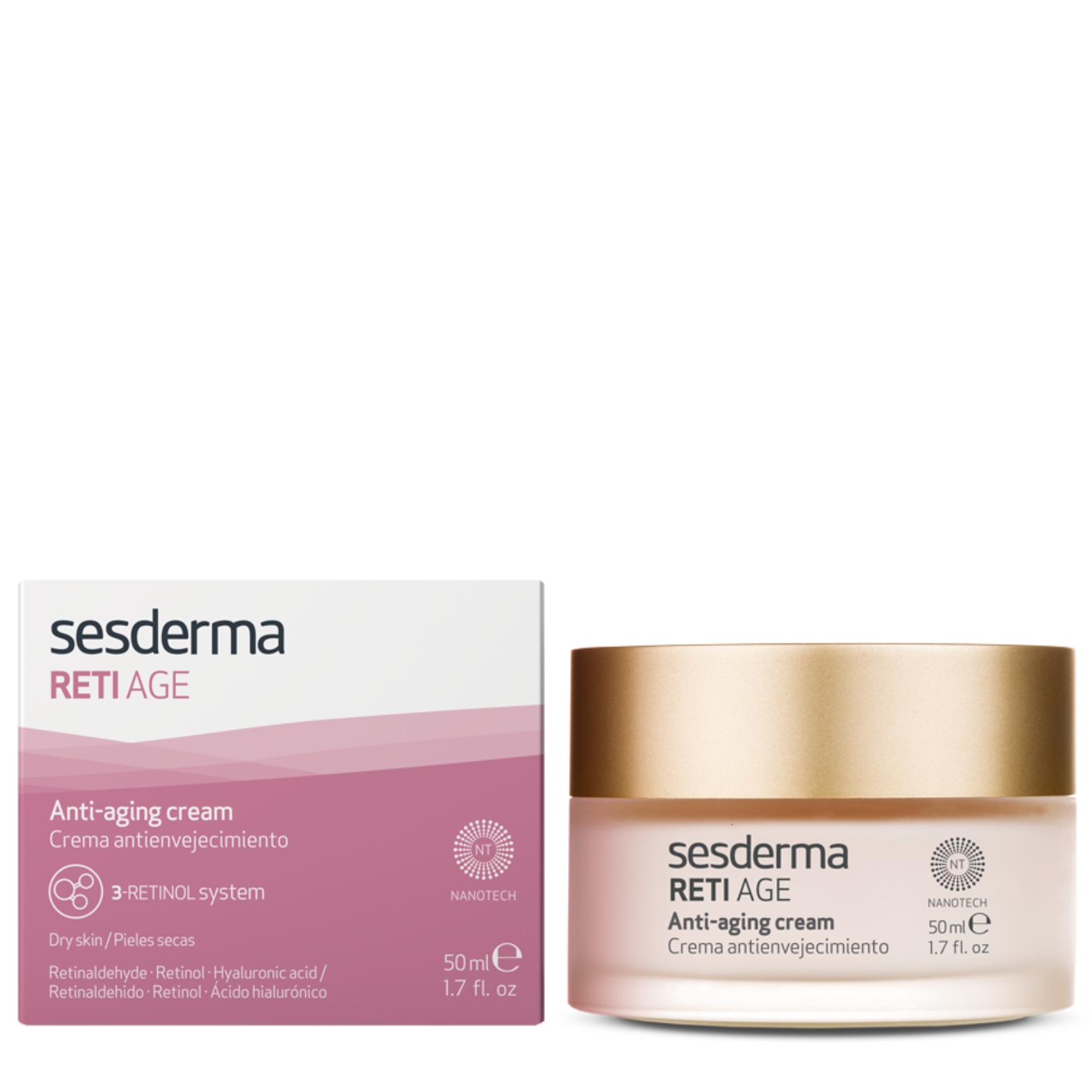 SESDERMA RETI-AGE Jauninantis naktinis veido kremas, 50 ml SESDERMA RETI-AGE Jauninantis naktinis veido kremas, 50 ml