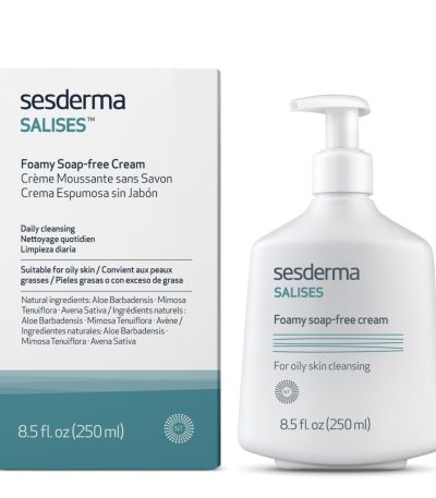 SESDERMA SALISES Bemuilis putojantis prausiklis su salicilo rūgštimi, 250 ml