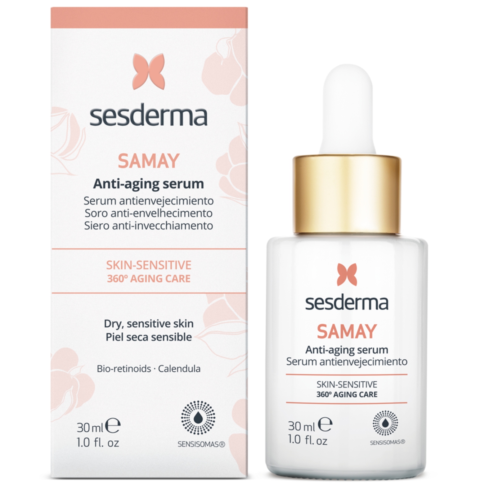 SESDERMA SAMAY Jauninantis serumas su augaliniu retinoliu jautriai odai, 30 ml SESDERMA SAMAY Jauninantis serumas su augaliniu retinoliu jautriai odai, 30 ml