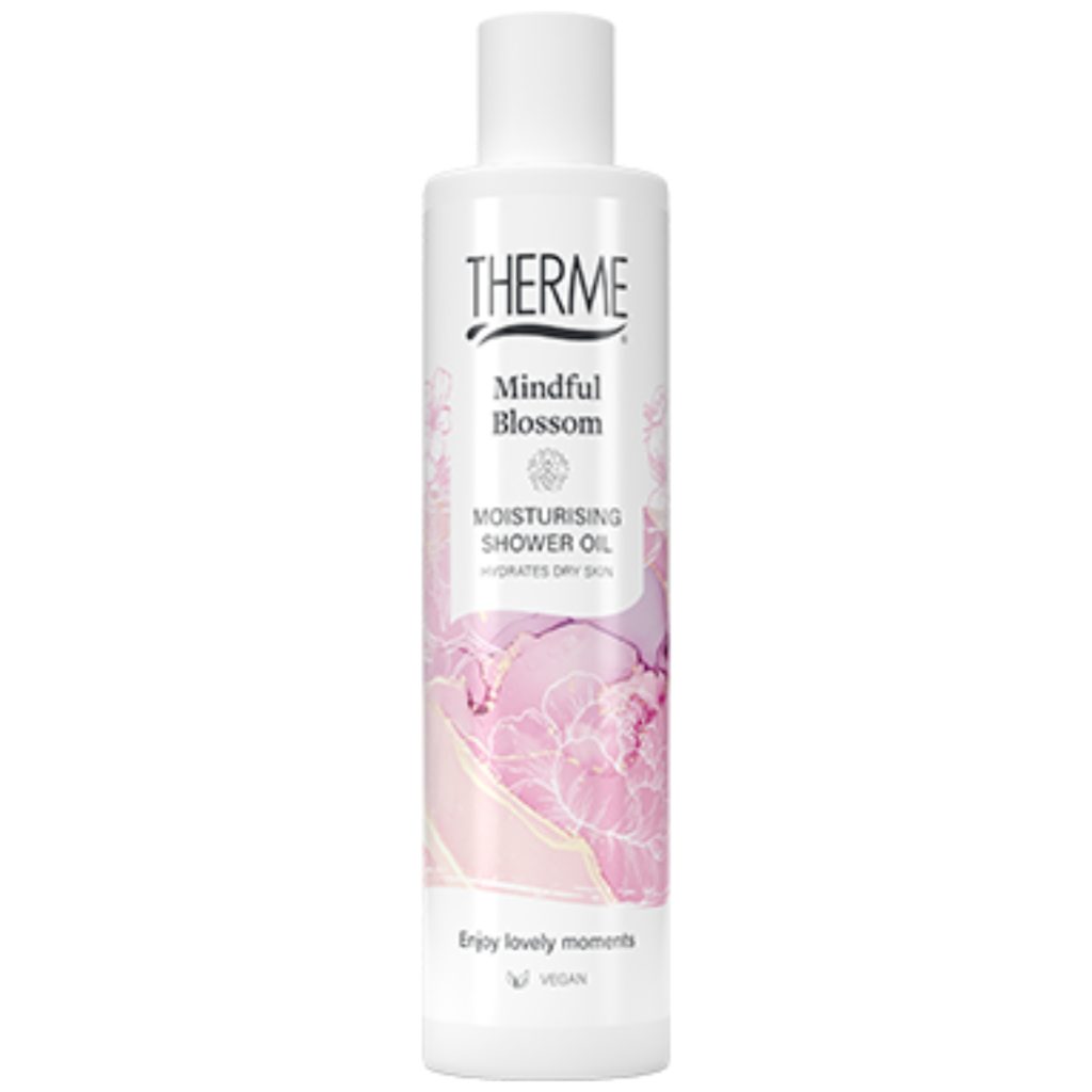 THERME MINDFUL BLOSSOM Drėkinantis dušo aliejus, 250 ml