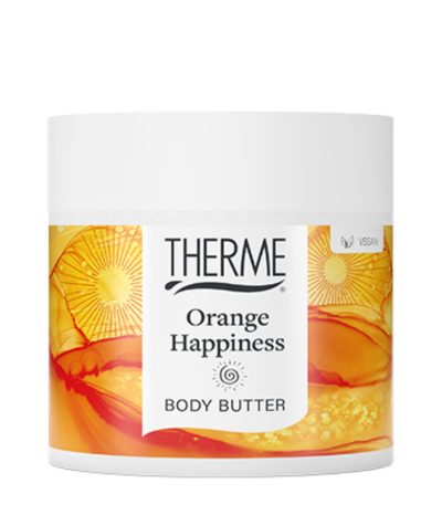 therme orange happiness body butter 225g