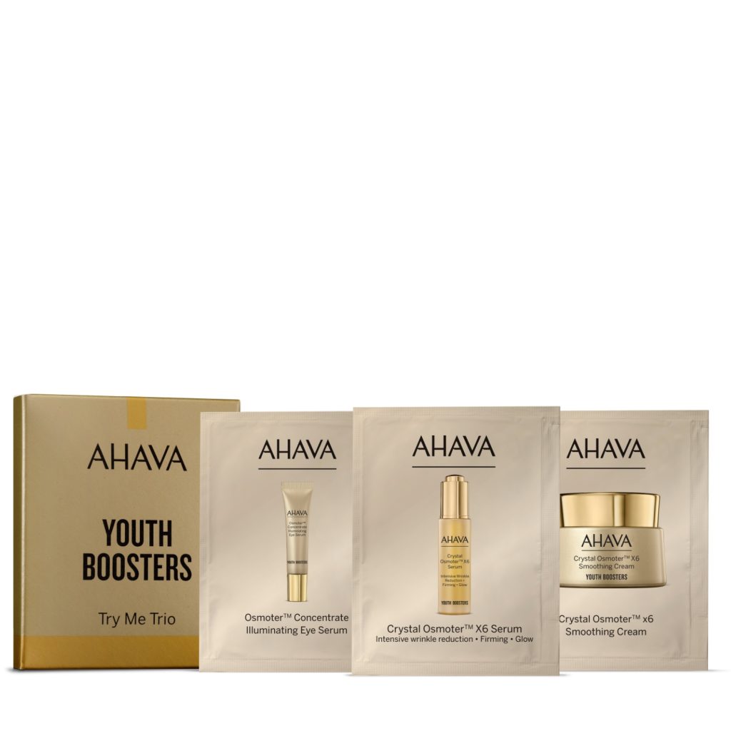AHAVA YOUTH BOOSTERS TRY ME TRIO Mėginėlių rinkinys