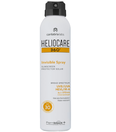 heliocare 360 invisible apsauginis purskiklis kunui nuo saules spf50 200 ml