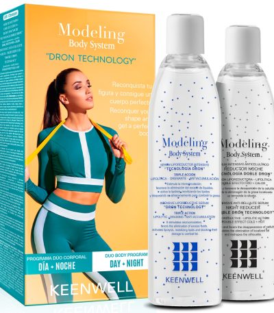 keenwell modeling body system dron technology rinkinys nr 2 liporedukcinis serumas 250 ml anticeliulitinis naktinis seruams 250 ml