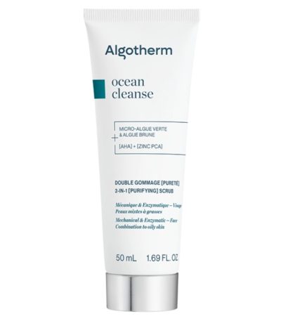ALGOTHERM OCEAN CLEANSE 2-IN-1 [PURIFYING] ,Valomasis veido šveitiklis, 50 ml