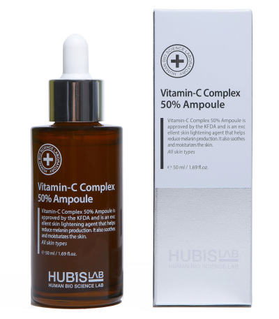 HUBISLAB AMPOULE su 50% vitamino C kompleksu, 50 ml