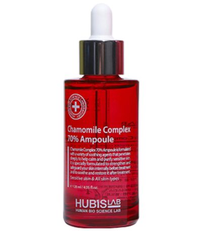 HUBISLAB AMPOULE SU 70% Ramunėlių kompleksu, 120 ml