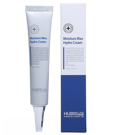 hubislab moisture max hydro drekinamasis veido kremas 40 g