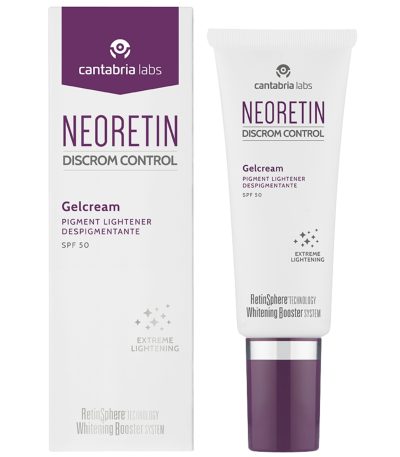 neoretin discrom control gelinis veido kremas spf 50 40 ml