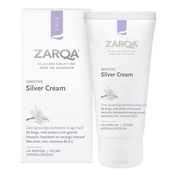 zarqa sensitive silver veido kremas 30 ml