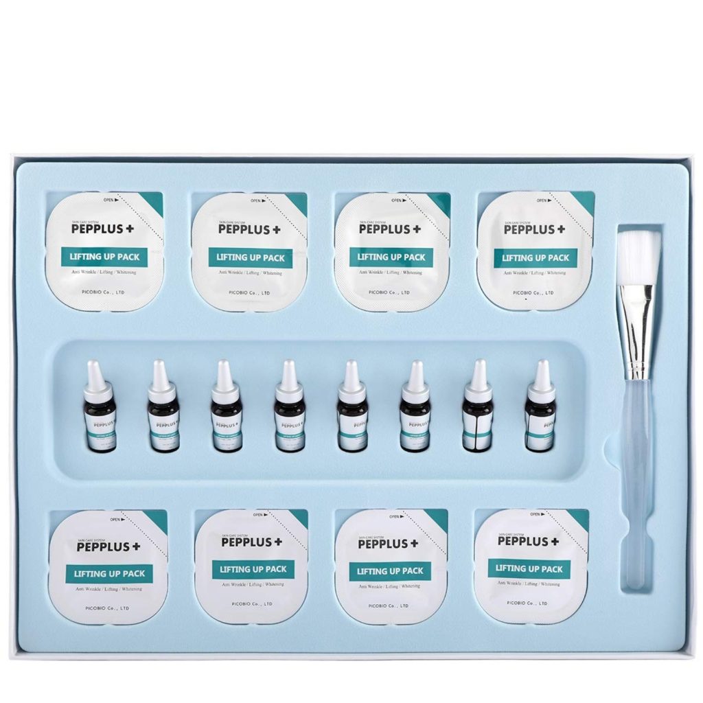 pepplus staigaus efekto standinanciu kaukiu rinkinys