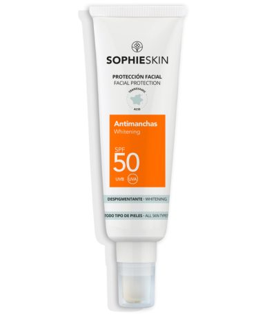 sophie skin pigmentines demes mazinantis apsauginis veido kremas spf50 50 ml