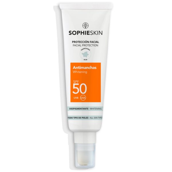 sophie skin pigmentines demes mazinantis apsauginis veido kremas spf50 50 ml