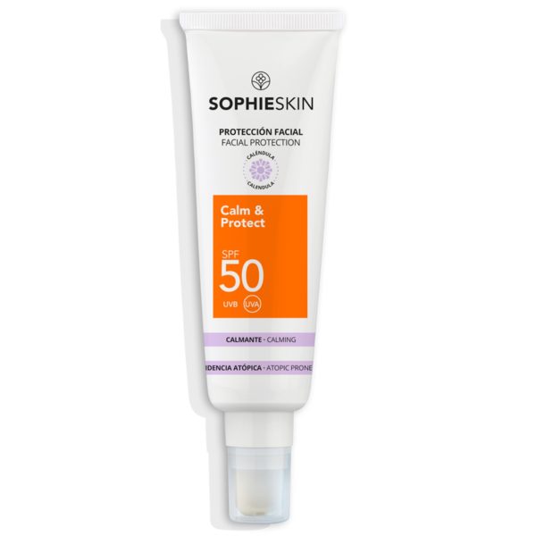 sophie skin raminantis apsauginis veido kremas nuo saules spf50 50 ml