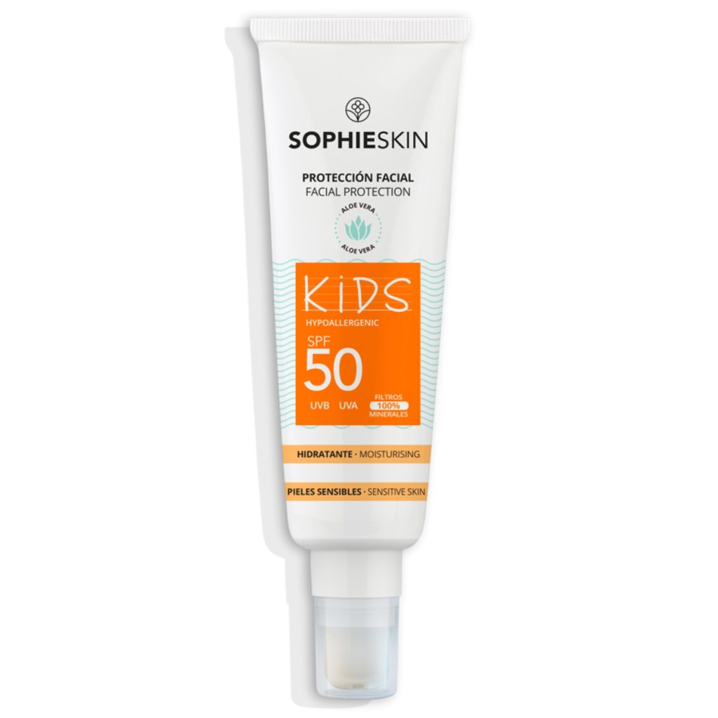 SOPHIE SKIN Apsauginis veido kremas nuo saulės vaikams SPF50, 50 ml