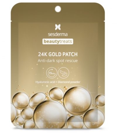 SESDERMA BEAUTY TREATS 24K aukso paakių padeliai 1 pora