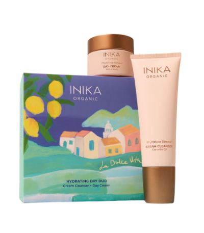 INIKA Hydrating Day Skin Duo dovanų rinkinys