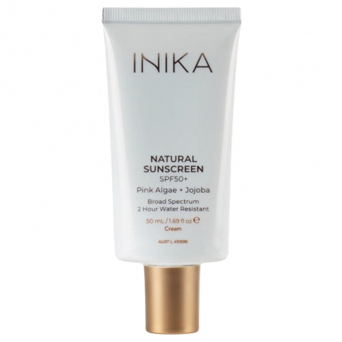 INIKA ORGANIC Natūralus apsauginis veido kremas nuo saulės SPF50+ 50 ml