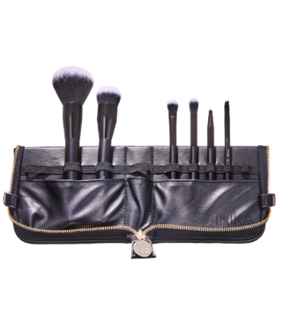 INIKA šepetėlių rinkinys makiažo šepetėliai