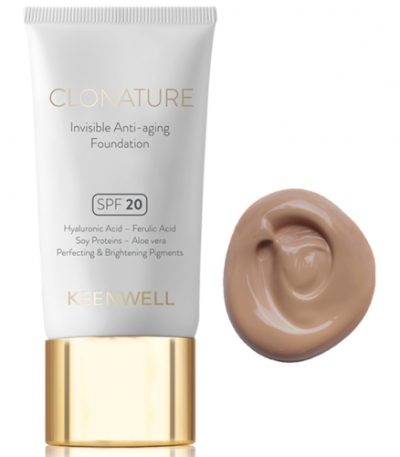 KEENWELL CLONATURE Jauninantis makiažo pagrindas SPF20, 30 ml (Nr.8)