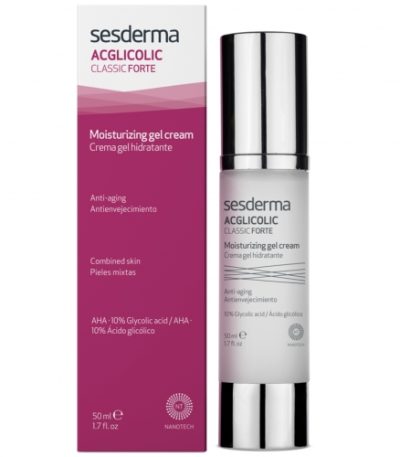 SESDERMA Acglicolic Classic Forte drėkinamasis gelinis kremas 50 ml