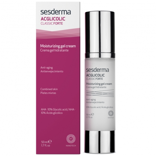 SESDERMA Acglicolic Classic Forte drėkinamasis gelinis kremas 50 ml