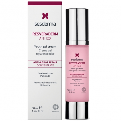 SESDERMA Resveraderm antioksidacinis gelinis veido kremas 50 ml