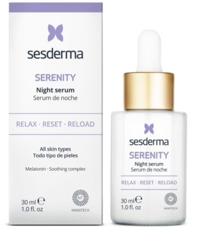 SESDERMA Serenity naktinis liposominis serumas su melatoninu 30 ml
