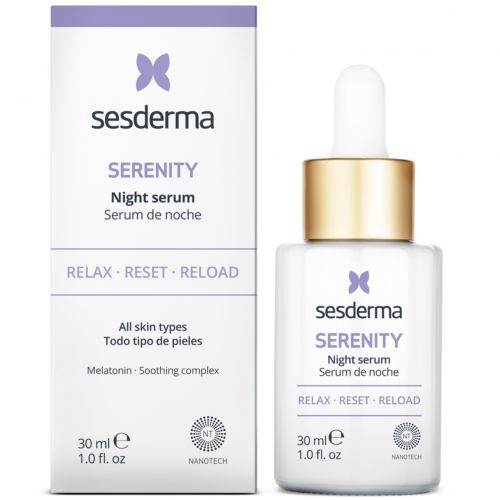 SESDERMA Serenity naktinis liposominis serumas su melatoninu 30 ml