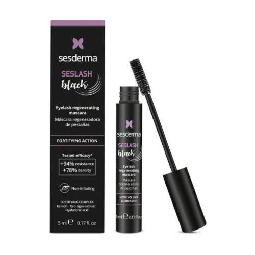 SESDERMA SESLASH blakstienas atkuriantis tušas 5 ml juodas SESDERMA SESLASH blakstienas atkuriantis tušas 5 ml juodas