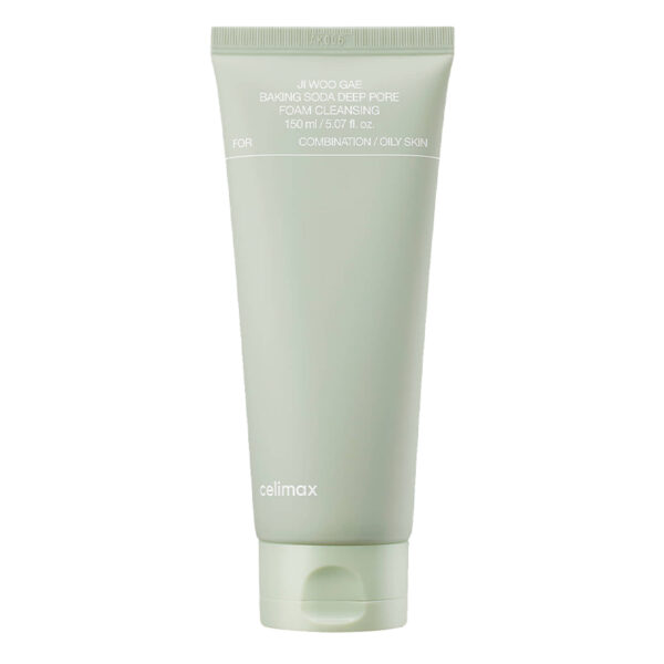 CELIMAX Ji Woo Gae Baking Soda Deep Pore Foam Cleansing - giluminio valymo putojantis prausiklis, 150 ml