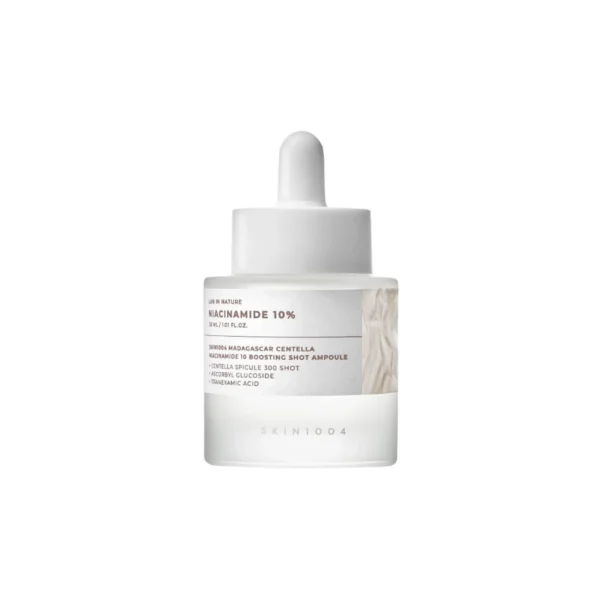 SKIN1004 Madagascar Centella Niacinamide 10 Boosting Shot Ampoule - ampulė su 10 % niacinamido, 30 ml