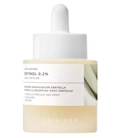 SKIN1004 Retinol 0.2 Boosting Shot Ampoule - koncentruota ampulė su 0,2 % retinoliu, 30 ml