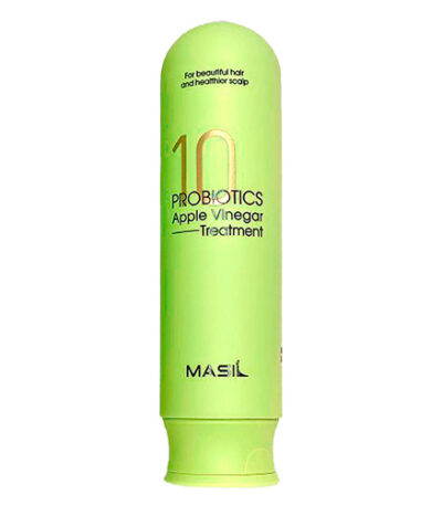 MASIL 10 Probiotics Apple Vinegar Treatment - plaukų ir galvos odos balzamas-kondicionierius, 300 ml