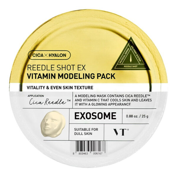 VT COSMETICS Reedle Shot EX Vitamin Modeling Pack - modeliuojanti veido kaukė su vitaminų kompleksu, 25 g