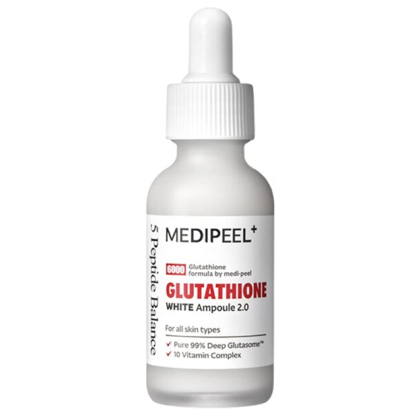 Medi-Peel Bio-Intense Glutathione White Ampoule ,skaistinantis ir drėkinantis veido serumas , 30 ml