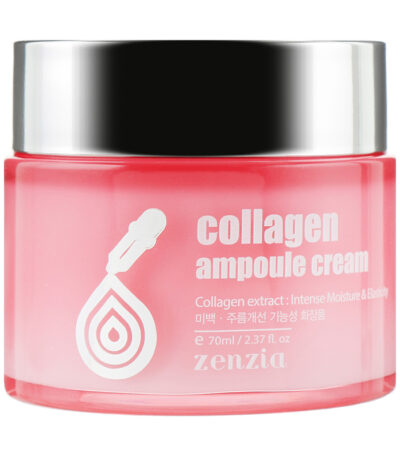 Zenzia Collagen Ampoule Cream - stangrinantis veido kremas su kolagenu, 70 ml