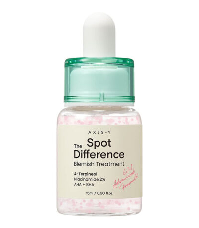 AXIS-Y Spot the Difference Blemish Treatment Serum - raminantis serumas su niacinamidu ir Centella